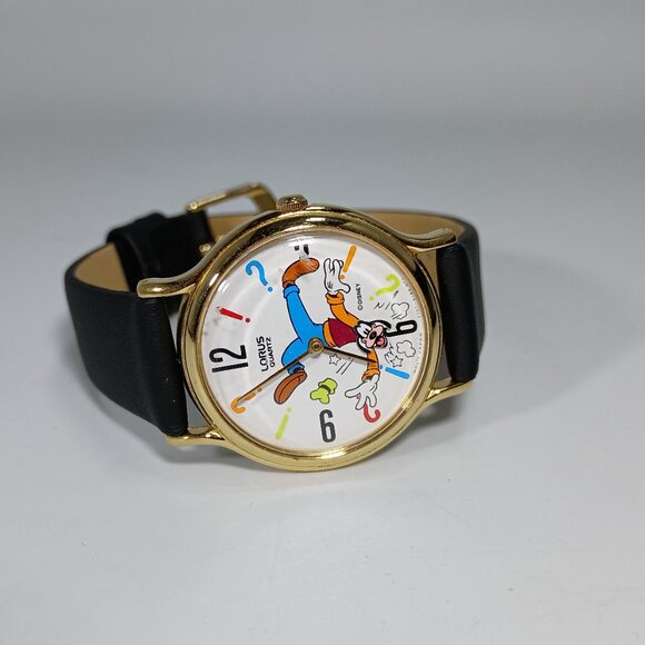 Vintage Goofy Animated Up Side Down Rotating Head LORUS Wristwatch main image 8